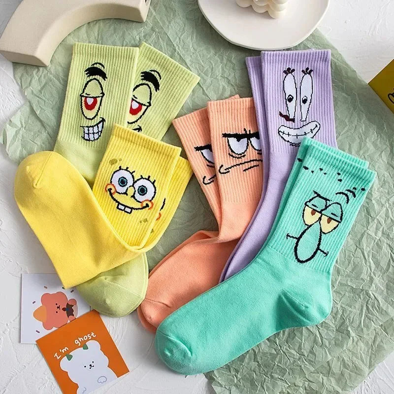 Calzini Cartoon Bambini – Confezione da 5 Paia