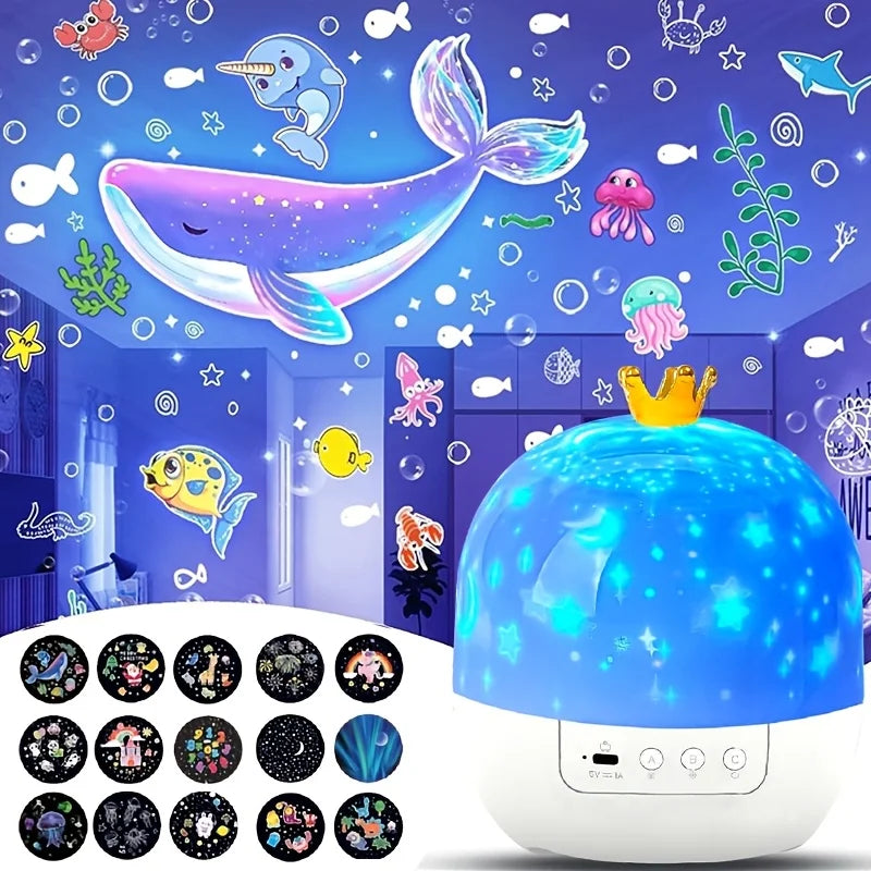 Luce Notturna Proiettore Fantasy – Regalo per Bambini
