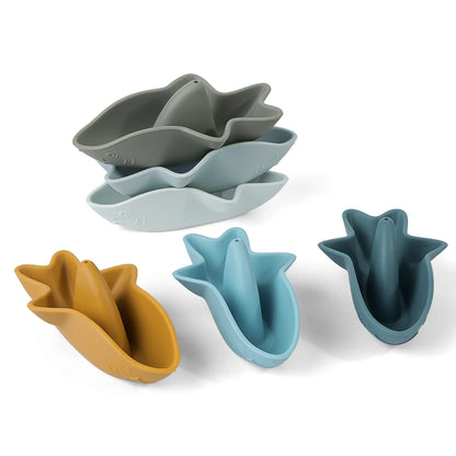 Jeu de bain Lot de 3 requins multivariés en silicone