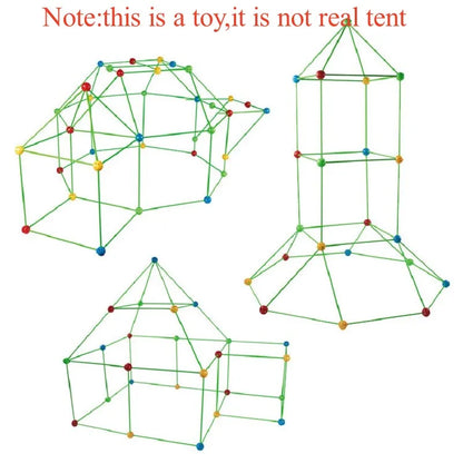 Tente intérieure pour enfants Creative Fort Building Blocks