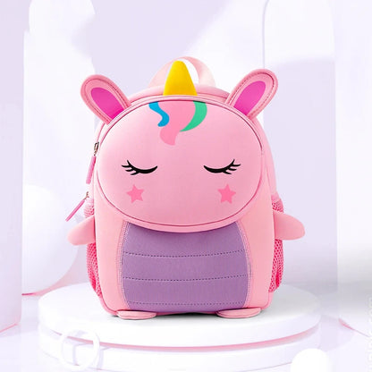 Mochilas de animais 3D para jardim de infância e escola