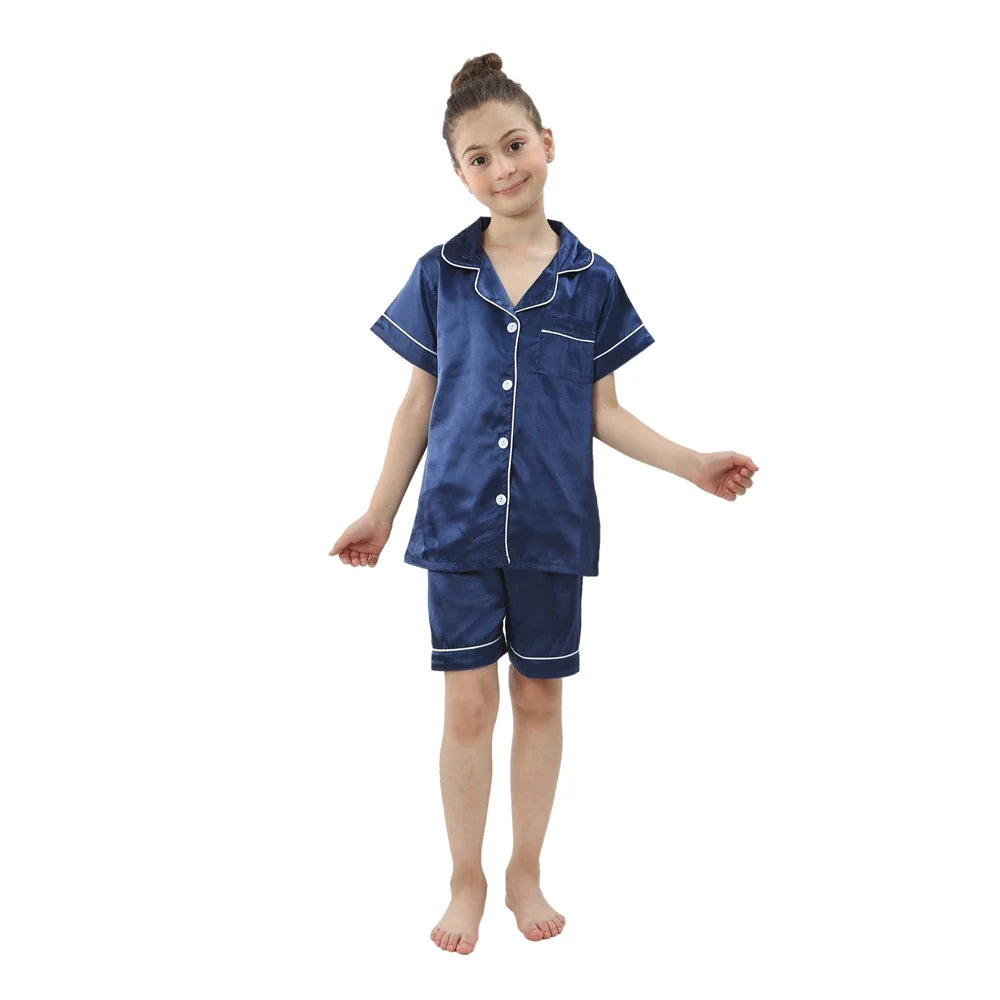 Pigiama in Raso per Bambini – 3–14 Anni