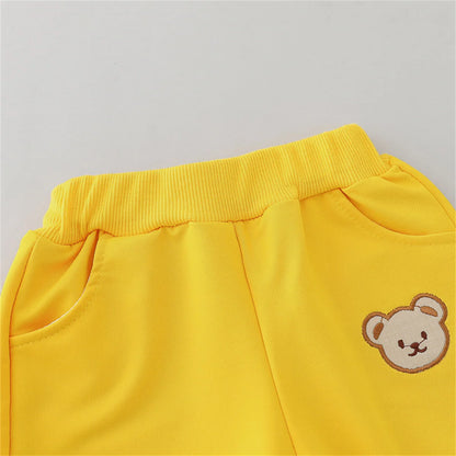 Set tuta in cotone 2 pcs felpa e pantaloni per Bambini Little Bear