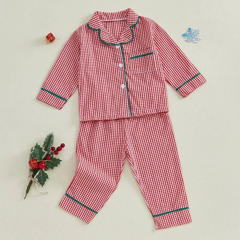 Pigiama Natalizio per Bambini – 6 Mesi–4 Anni