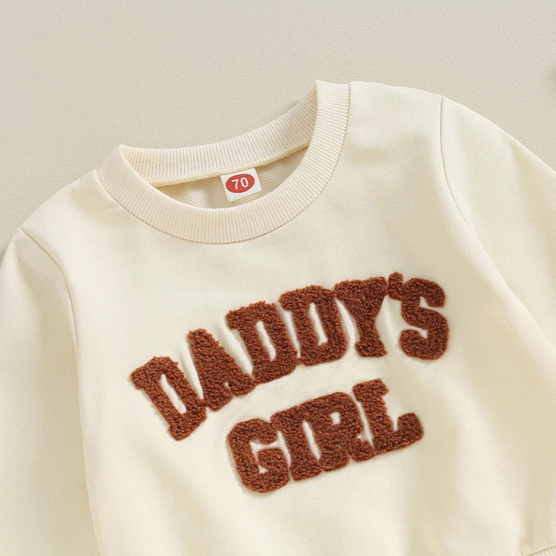 Ensemble de survêtement enfant en coton multivariant Daddy's Girl