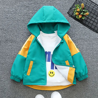 Sports Jacket with Hood for Children