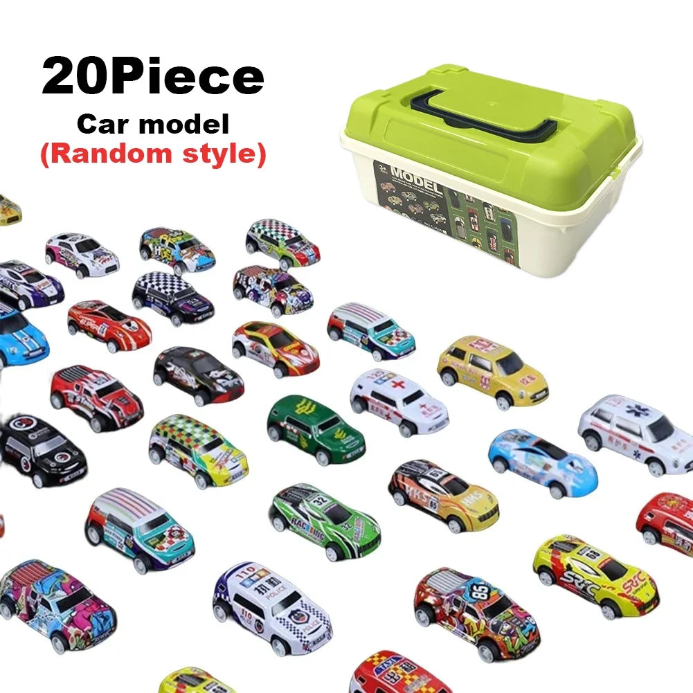Set Macchinine con Box Contenitore – Regalo per Bambini