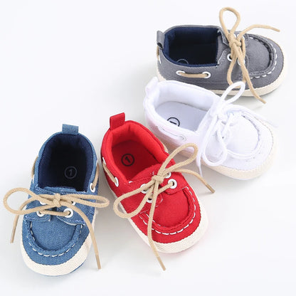 Chaussures premiers pas en toile multivariées pour enfants
