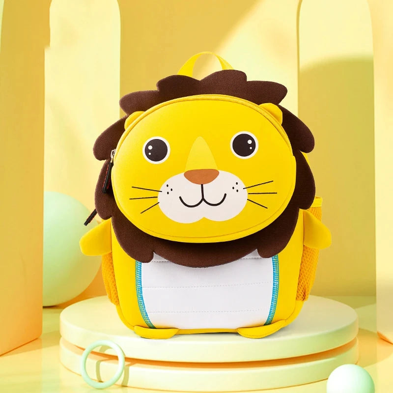 Mochilas de animais 3D para jardim de infância e escola