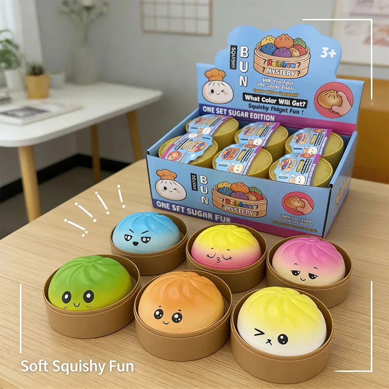 Squishy Panino Colore Sorpresa – Antistress a Risalita Lenta