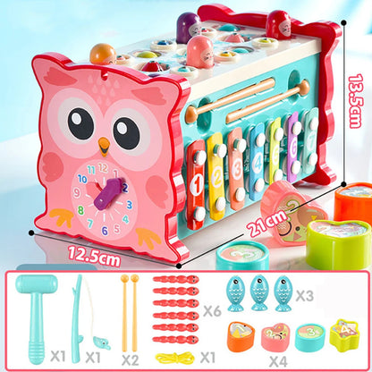 Cube éducatif Montessori Hibou