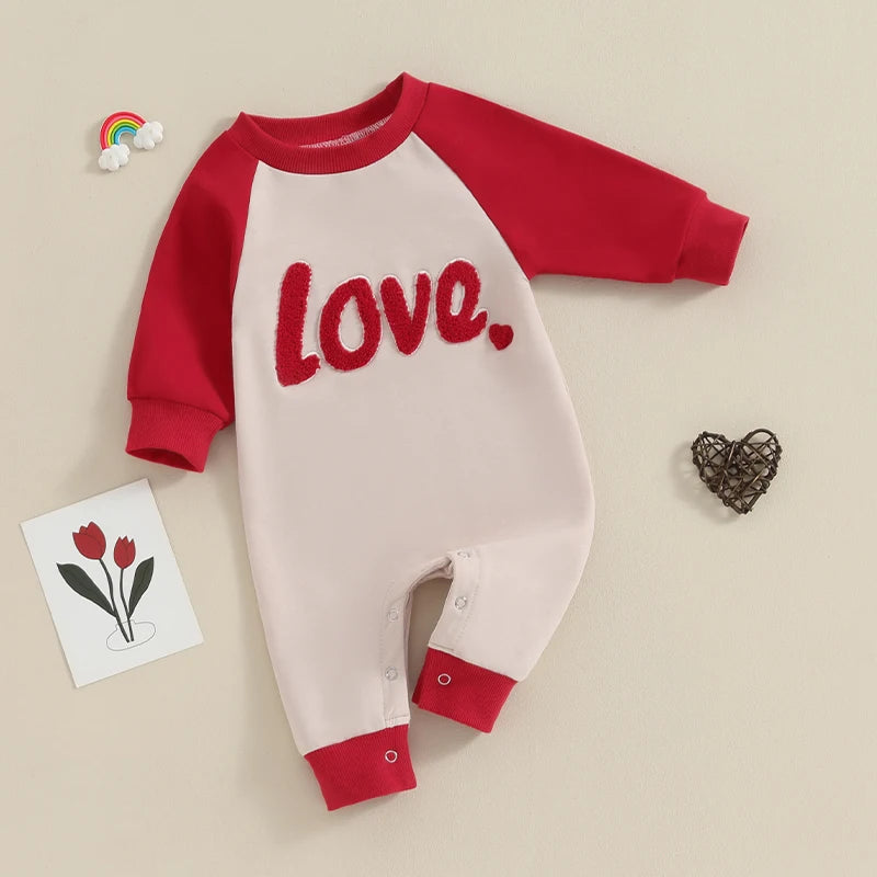 Tutina intera lunga Love per bambini