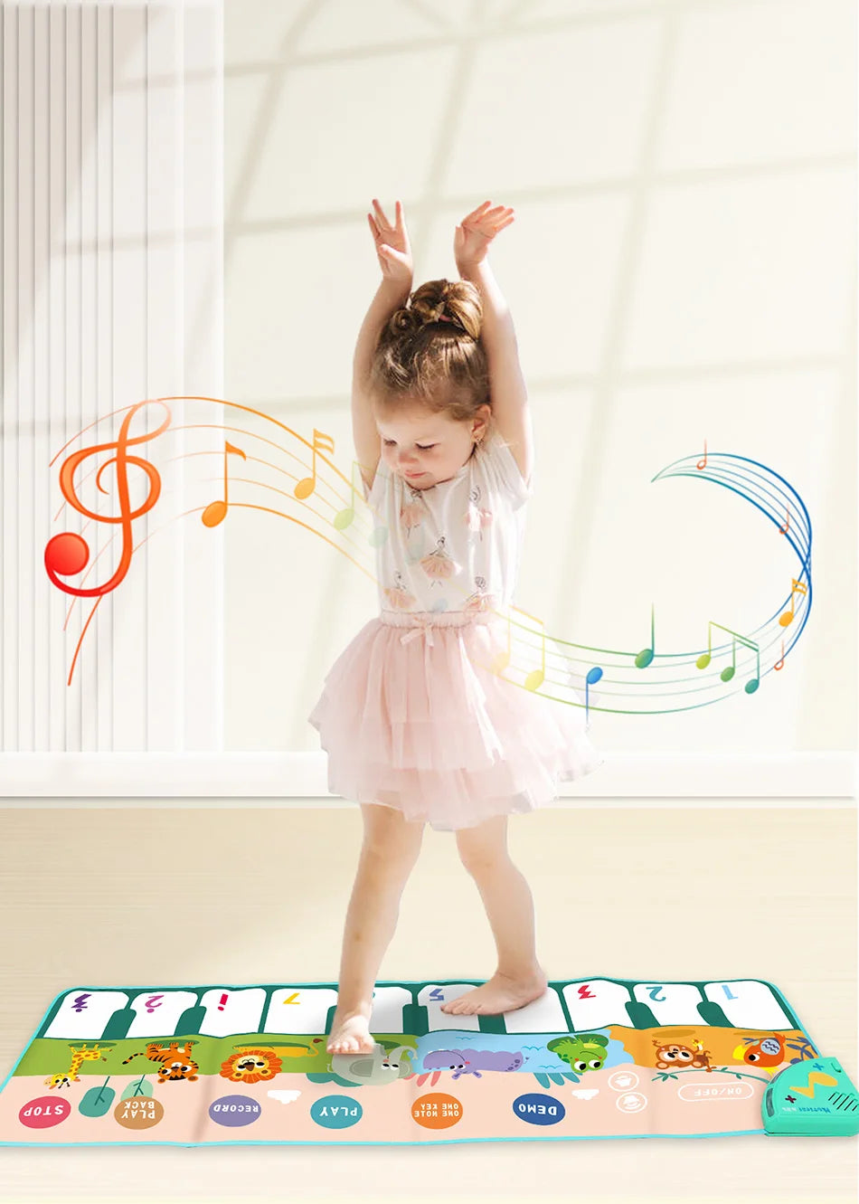 Musical piano mat for children