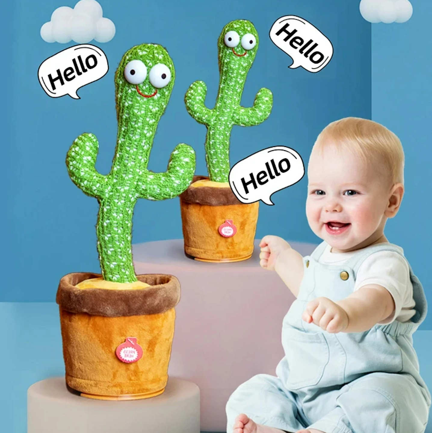 Happy Cactus Friend: musical interactive game