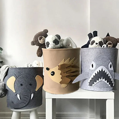 Panier à jouets avec animaux multivariés