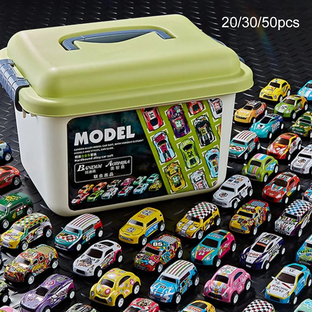 Set Macchinine con Box Contenitore – Regalo per Bambini
