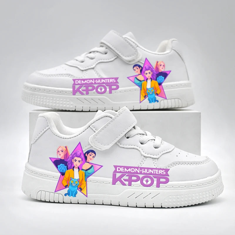 Scarpe Bianche Sneakers K Pop Da 3 a 12 Anni