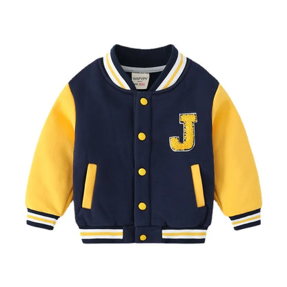 Giacca da Baseball stile college per bambini da 2 a 7 anni