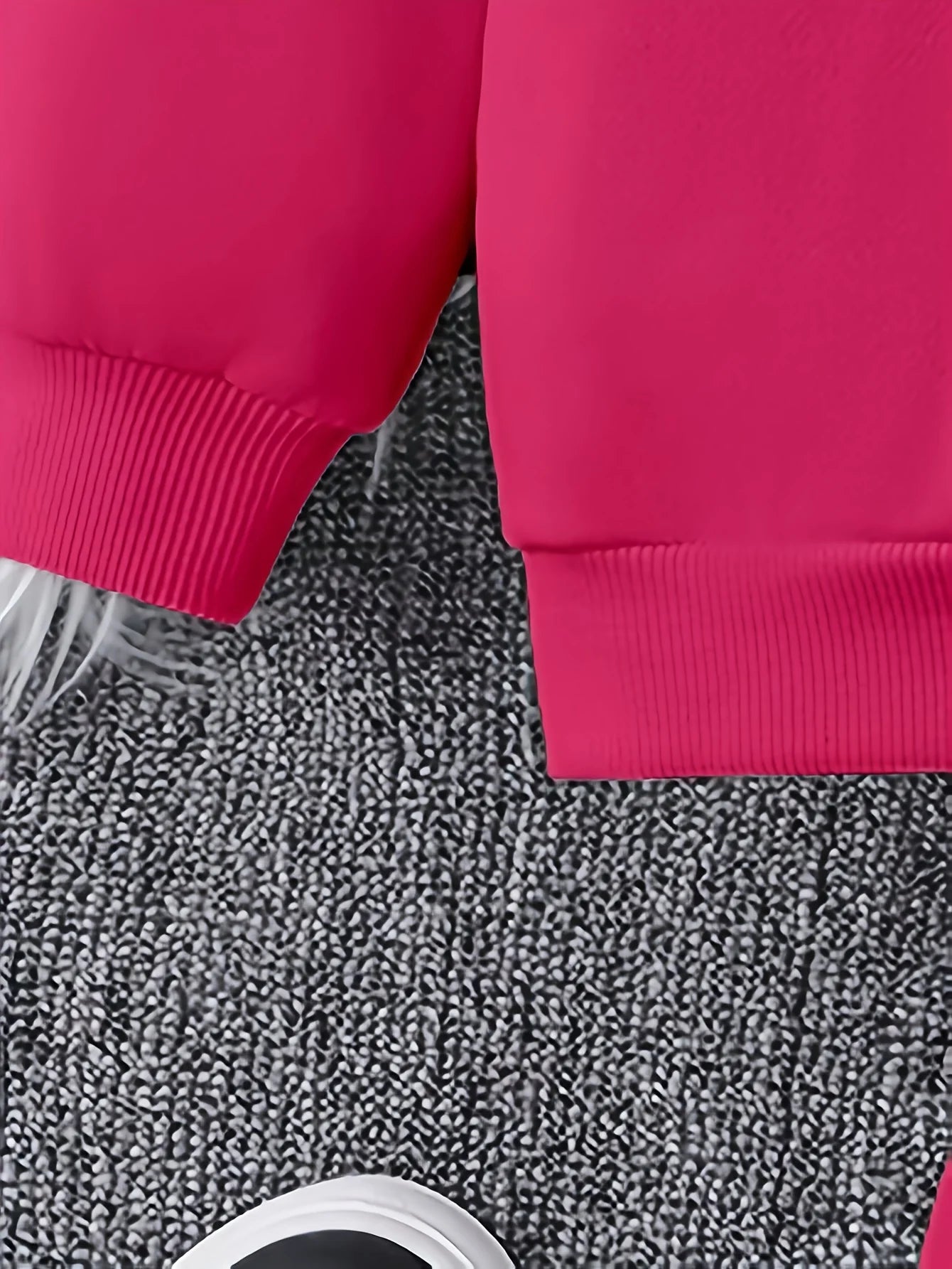 Conjunto de bebê de duas peças - Gatinho rosa - Para bebês de 1 a 3 anos