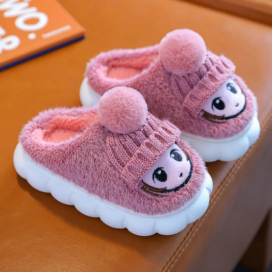 Cartoon Indoor Warm Slippers for Children