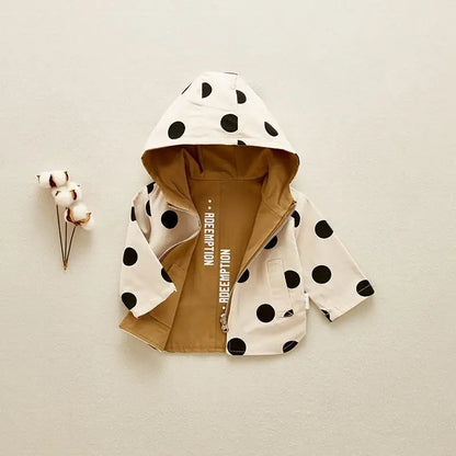 Trench double face avec capuche pour enfant Multivariante