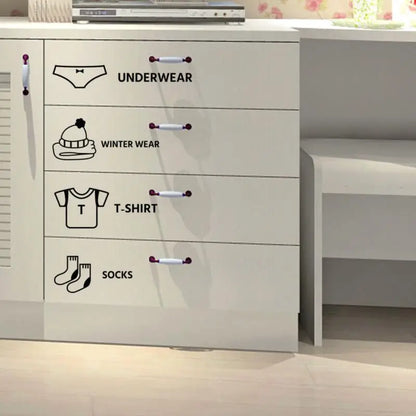 Decorative Stickers for Drawers and Containers