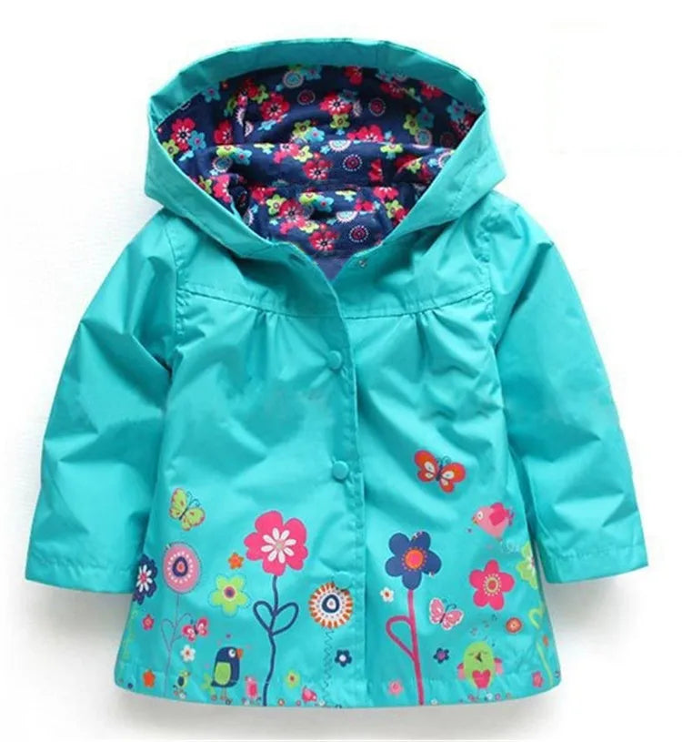 Veste imperméable multivariante avec capuche pour enfants