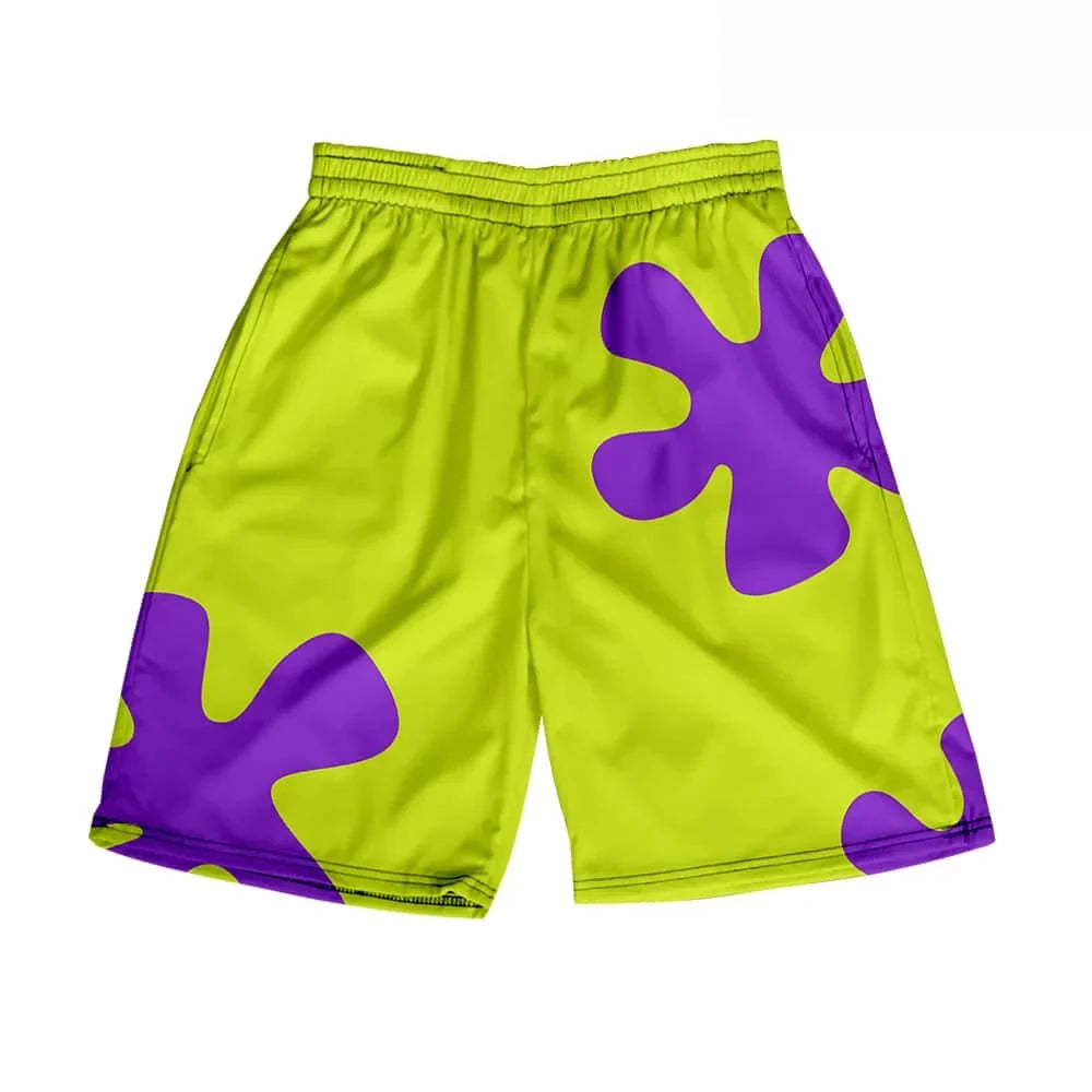 Shorts Bambini con Stampa Cartoon 3D – Asciugatura Rapida