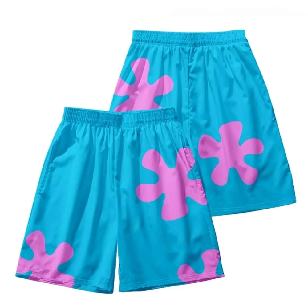 Shorts Bambini con Stampa Cartoon 3D – Asciugatura Rapida