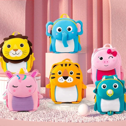 Mochilas de animais 3D para jardim de infância e escola