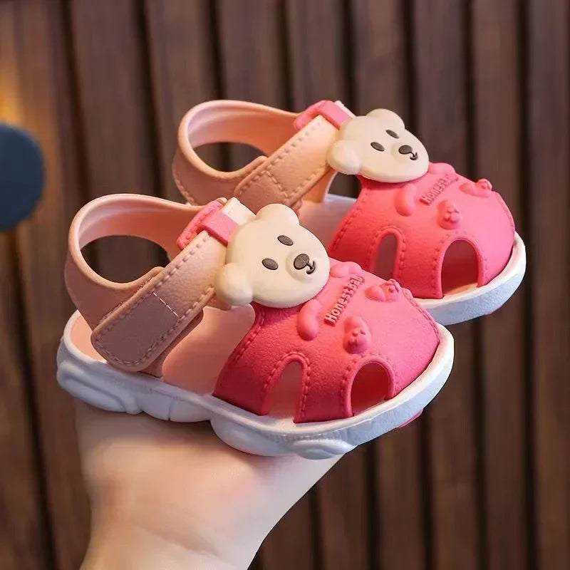 First Steps Sandals 3D Bear for Children Multivariant RocketBaby