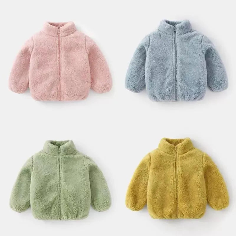 Giacca Calda in Peluche per Bambini