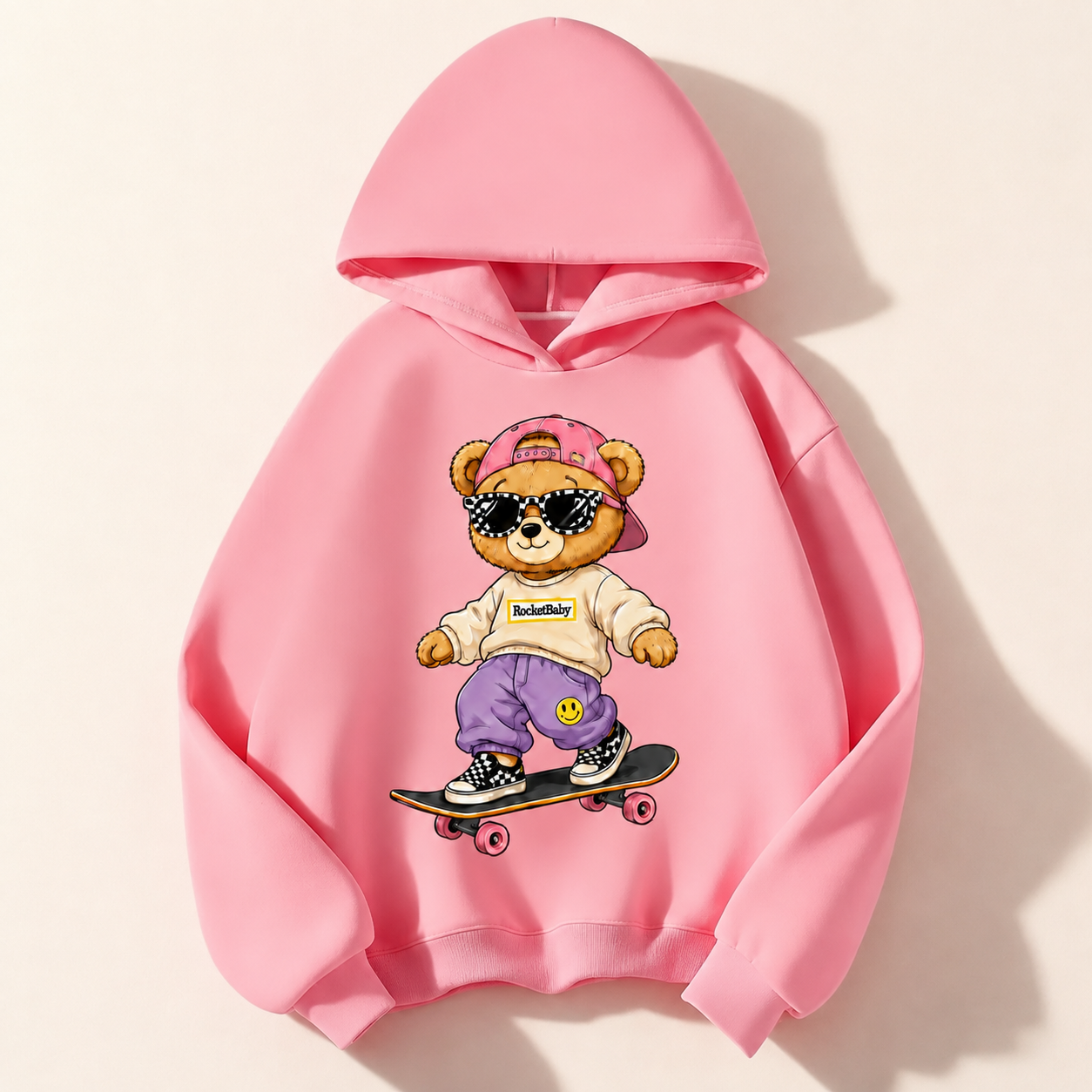 Felpa Streetwear Bear – Da 3 a 14 Anni