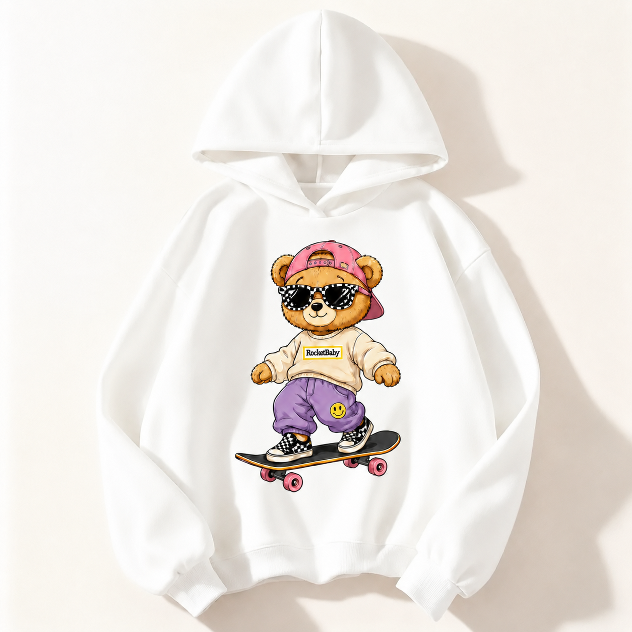 Felpa Streetwear Bear – Da 3 a 14 Anni