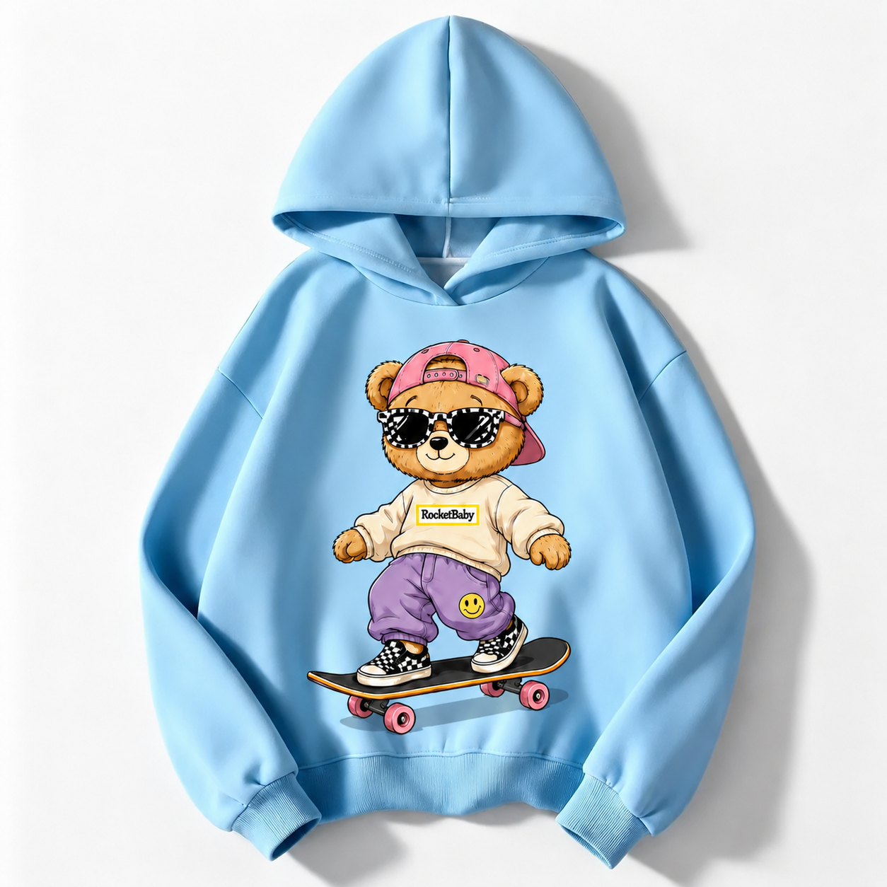 Felpa Streetwear Bear – Da 3 a 14 Anni