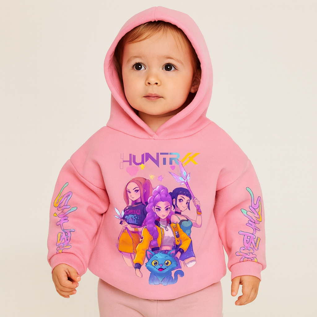 Felpa in Vari Colori Collezione K Pop Demon Hunter da 3 a 14 Anni