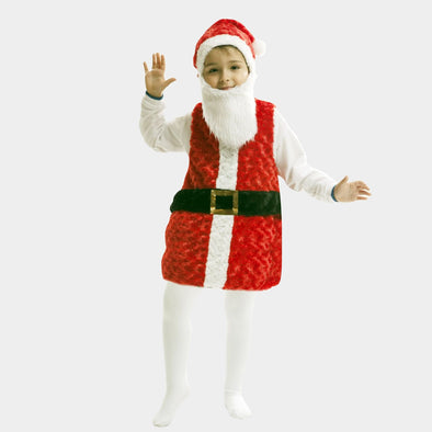 Costume Travestimento Santa Claus Peluche