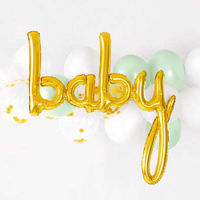Foil Baby Gold Balloon 73.5 x 75.5 cm
