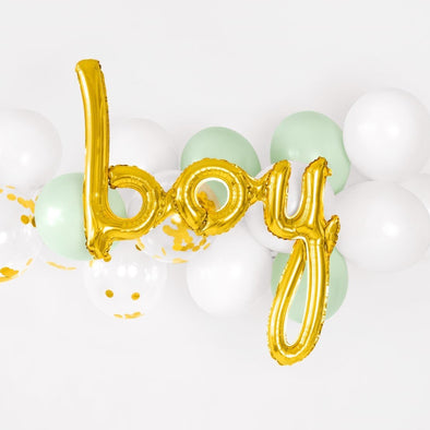 Folie Junge Gold Ballon 63,5 x 74 cm