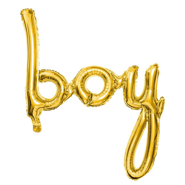 Palloncino Foil Boy Gold 63,5 x 74 cm