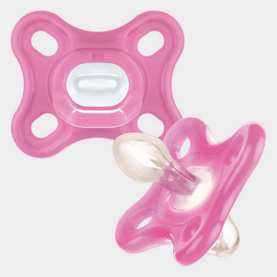 Set of 2 Comfort Pink Pacifiers from 0 months