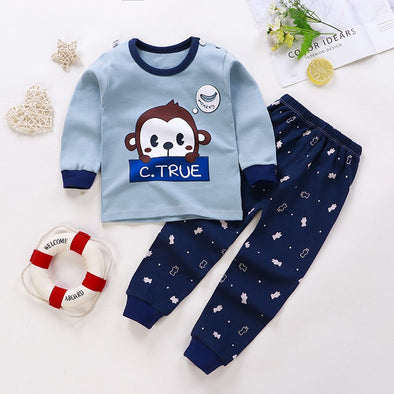 Pyjama Zweiteiler Blue Monkey C True