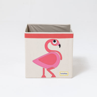Scatola Box Contenitore Portagiochi Fenicottero Mingo The Flamingo