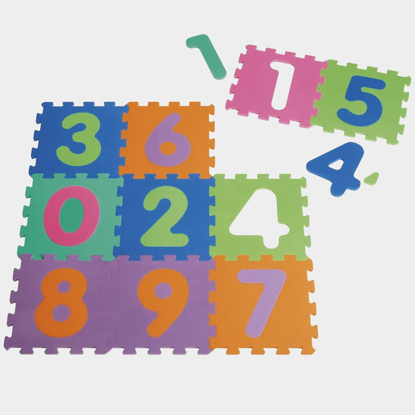 Set Tappeto Gioco Componibile e Puzzle da 10 Pezzi