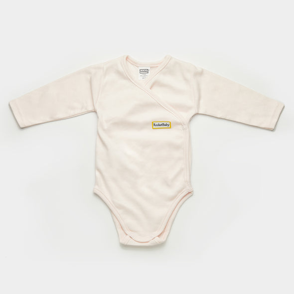 Body Baby Manica Lunga Pink Baby
