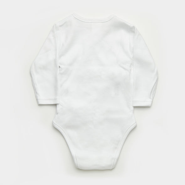 Body Baby Manica Lunga White Bianco