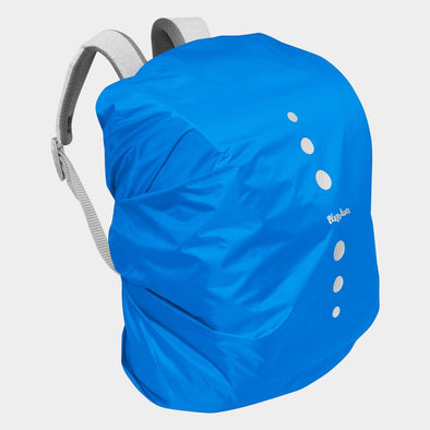 Wasserdichte Abdeckung für blauen Rucksack