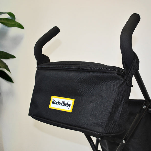 Cesto Passeggino Richiudibile con Zip Nero
