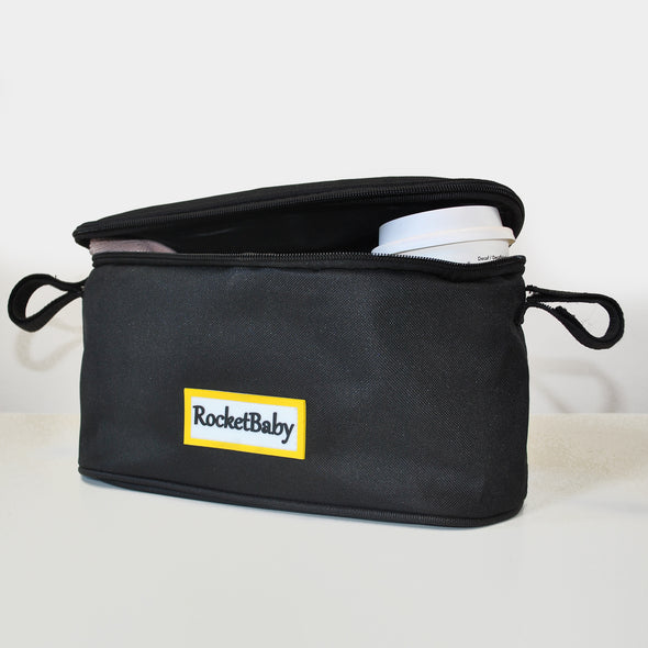 Cesto Passeggino Richiudibile con Zip Nero