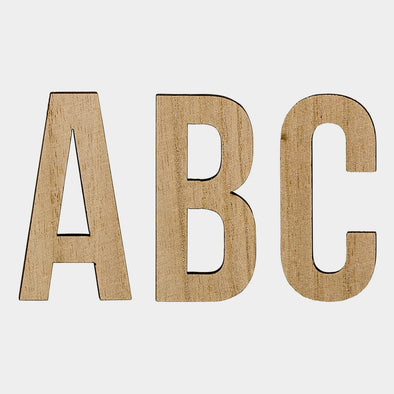 Alphabet Holzbuchstabe